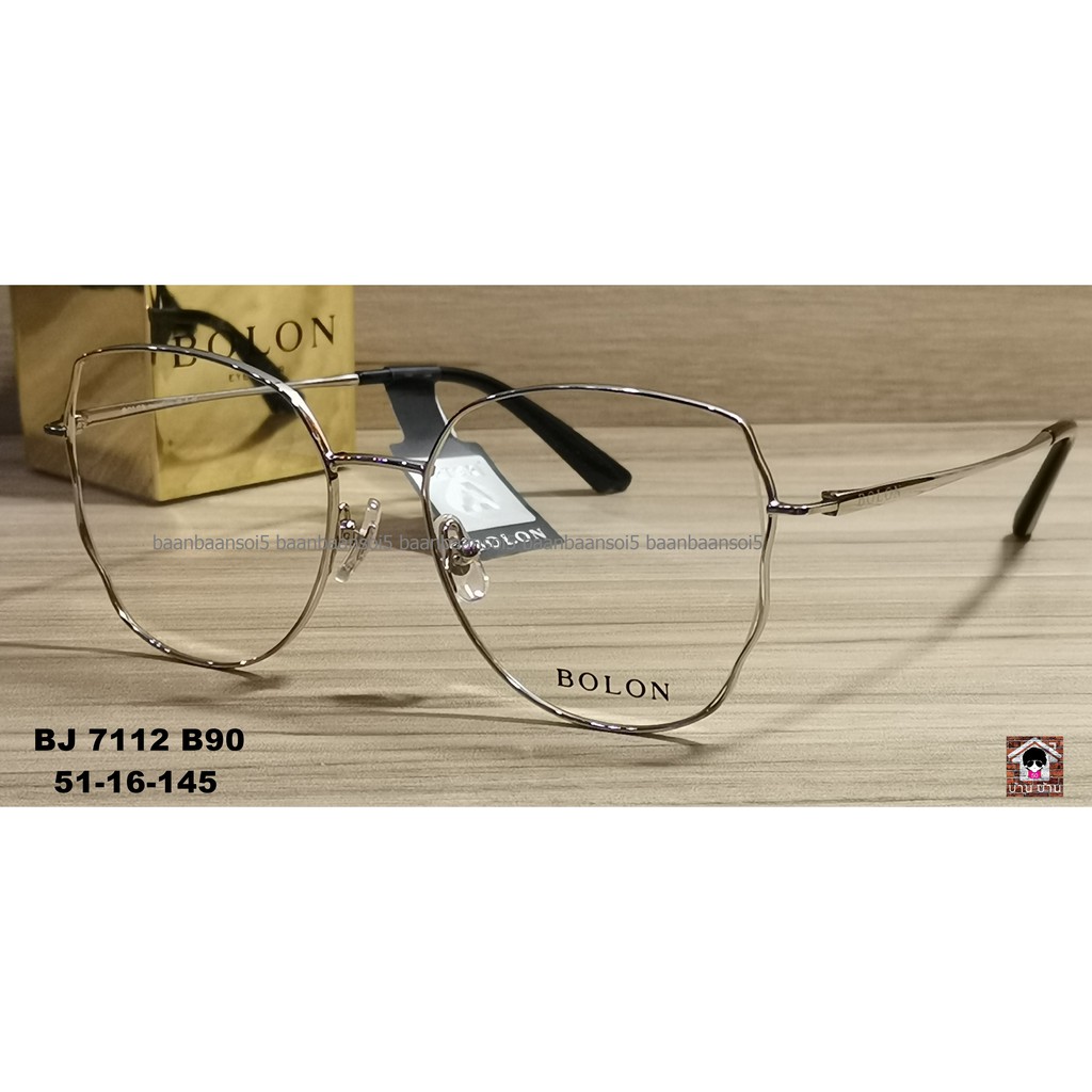 Bolon BJ7112 B90  Eyewear โบลอน กรอบแว่น สายตาสั้น กรองแสง แท้ 💯% ส่งฟรี
