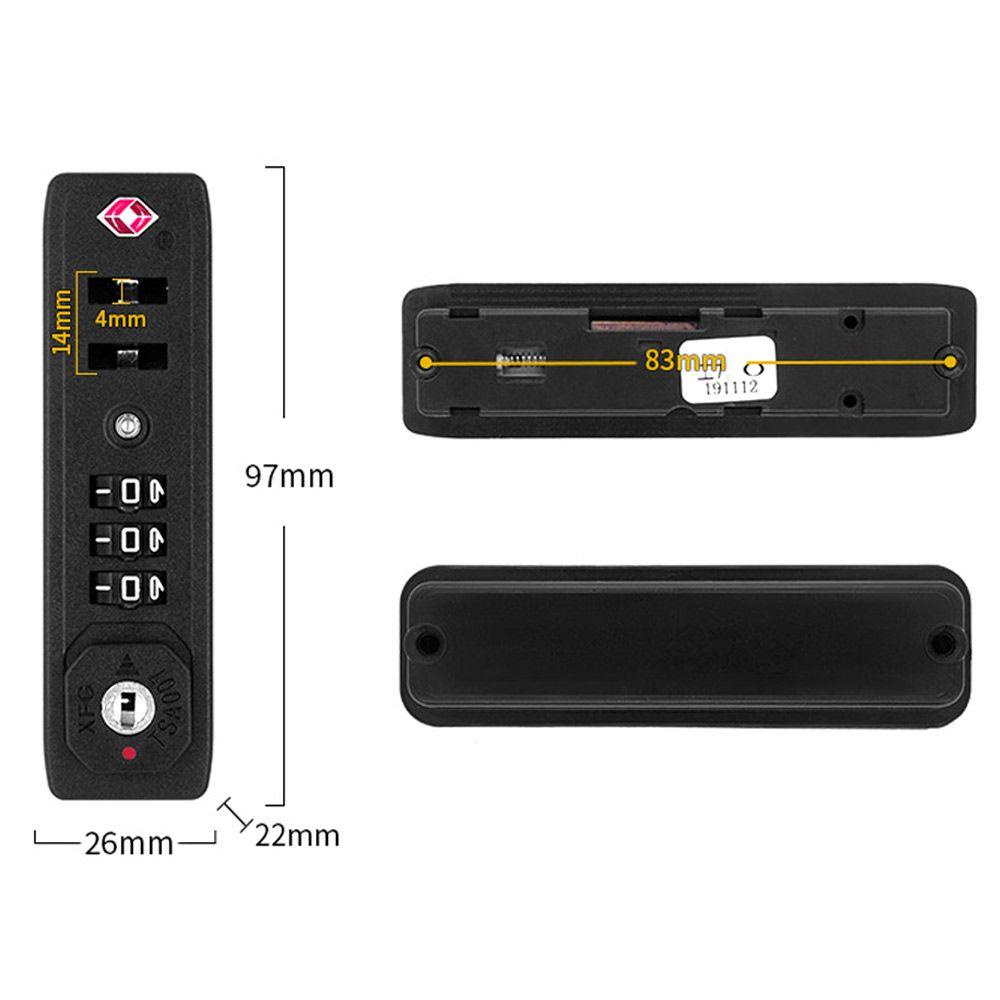 BELLEZ TSA007 Portable Anti-theft Weatherproof Protection Security ล็อครหัสอย่างปลอดภัย - รูปที่ 2