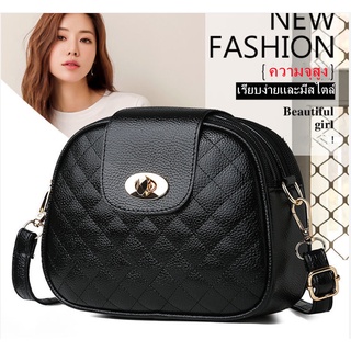 ✢✔❈2021 New Spring/Summer Ladies One-shoulder Messenger Mini Bag Fashion Lingge Women s Bag Three-layer Bag Small Round