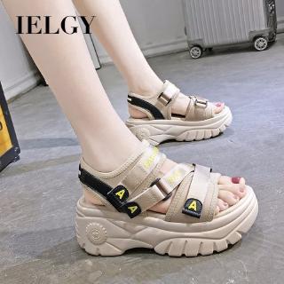 IELGY Sepatu รองเท้าแพลตฟอร์มสำหรับผู้หญิง