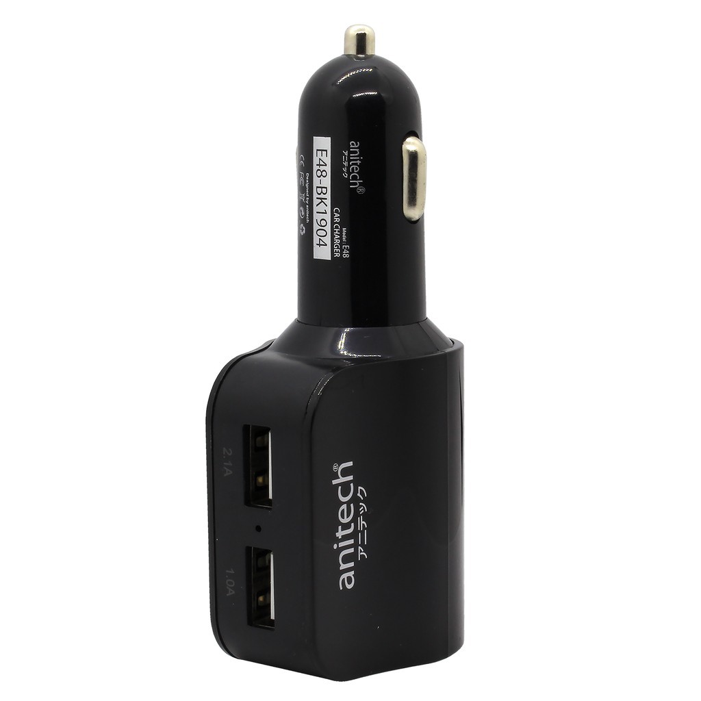 ANITECH Car Charger หัวชาร์จในรถ ชาร์จเร็ว quick charge  2 Ports USB 3.1A + ช่องจุดบุหรี รุ่น E48 ราคา ถูกที่สุด ดีลบีเคเค แกลเลอรีภาพที่ 6