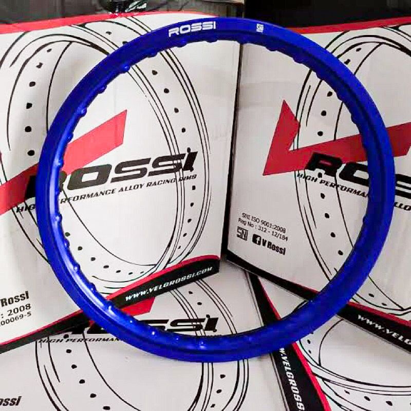 Rossi แหวนขอบล้อ 17 160 สีฟ้า VROSSI 1 ชิ้น