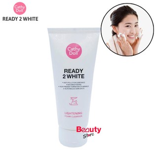 Karmart Cathy doll Ready 2 white lightening foam cleanser 100ml เดที่ดอลล์ เรดี้ทูไวท์ โฟมล้างหน้า โฟมทำความสะอาดผิวหน้า
