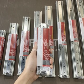 Hafele รางลิ้นชักระบบลูกปืน 2 ตอน (รับข้าง) ขนาด 8"-24"