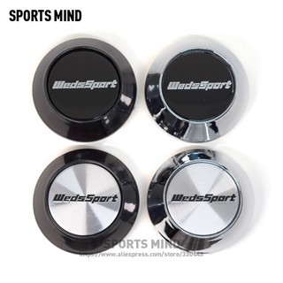 4 ชิ้น/ล็อต 68 มม.รถศูนย์ล้อ Hub Caps สําหรับ WedsSport Embl…