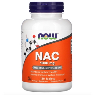 Now Foods, NAC 1000 mg 120 Tablets