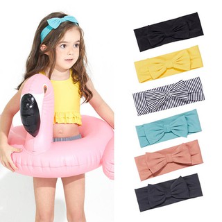 KIDSUMPLAY RIBBON HAIR BAND ( CREORA ) ผ้าคาดผมโบว์ สำหรับเด็ก