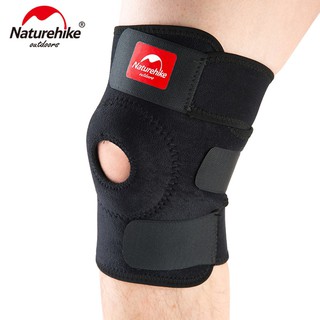 naturehike ปลอกรัดเข่า ปลอกพยุงหัวเข่า ยืดหยุ่น ปรับได้ สําหรับเล่นกีฬา - free size