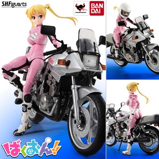 งานแท้ Origina ฟิกม่า ฟิกเกอร์ โมเดล Bandai S.H.Figuarts Bakuon ซิ่งมั๊ยเพ่ Rin Suzunoki ริน ซูซูโนกิ + รถมอเตอร์ไซค์