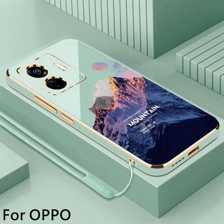 เคส OPPO Reno 7Z 5G Reno 6Z Reno 7 Reno 6 Reno 5 Reno 4 F11 Pro Personalized and creative San Francisco electroplating soft phone case