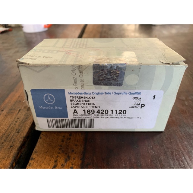 ผ้าเบรคหลัง Benz a-class w169