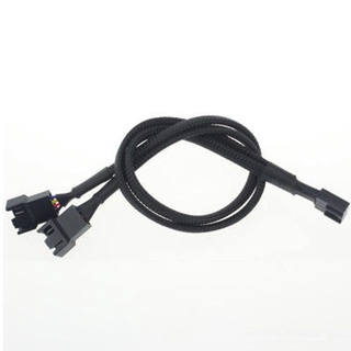 เมนบอร์ด 4-Pin 1 To 2-Wire Extension Cable Small 4PIN Radiator Fan 1 To 5-Wire Snakeskin Mesh PWM