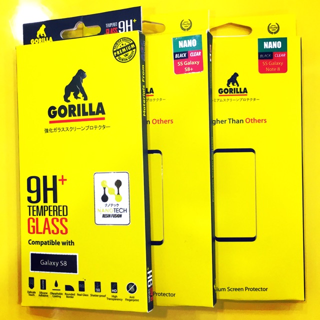 Gorilla S8/S8+/Note8 (Nano)