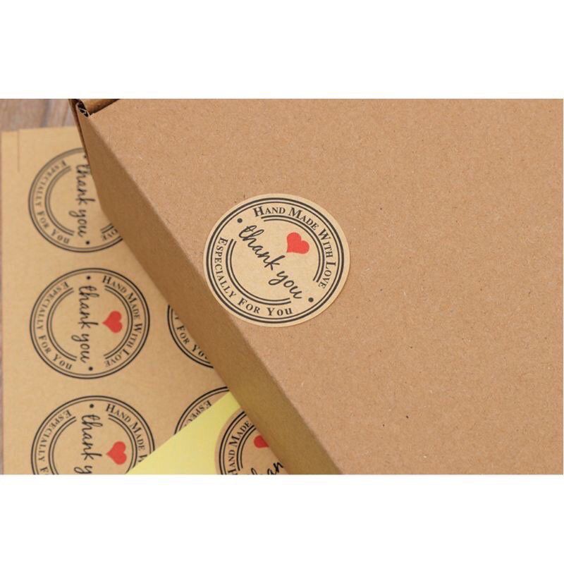 สติ๊กเกอร์Thank youดวงกลมใหญ่ยาว4ซ.ม แพ็ค84ดวง(พร้อมส่ง) - รูปที่ 6