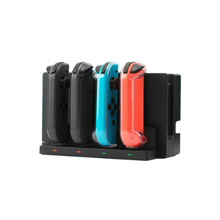 GuliKit NS25 4-Port JOYCON Charging Dock Station with LED Indicator แท่นชาร์จจอยคอน 4 ช่อง