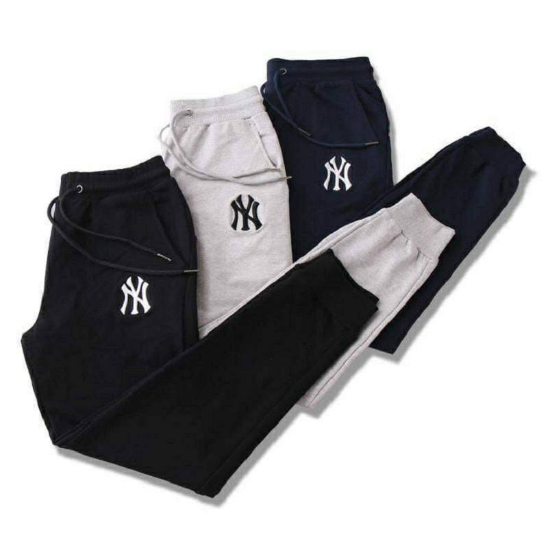 Gbrandid- Joger Pants With Ny Logo Motif Joger Pants Training Trending Sports Pants
