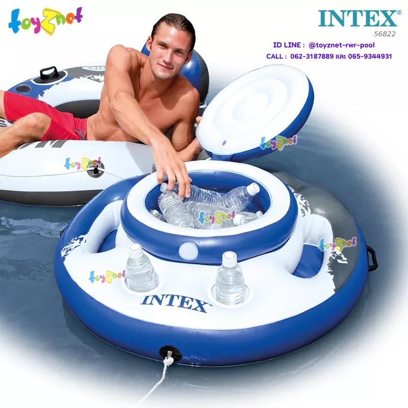 Intex แพยาง เป่าลม ใส่เครื่องดื่ม เมก้า ชิวล์ รุ่น 56822