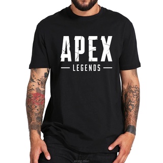 เสื้อยืดสีขาวApex Legends T เสื้อ Titanfall โลโก้เกมบุรุษเสื้อยืดแฟชั่นแขนสั้นผ้าฝ้าย tops