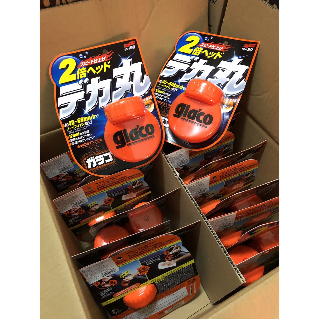 Glaco 120ml น้ำยาเคลือบกระจกรถ SOFT99 Gla'co GLACO น้ำไม่เกาะหมดปัญหาคราบน้ำ ขนาด 120Ml. - รูปที่ 4