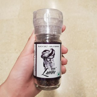 เกลือนิล นำเข้าจากอินเดีย Lunn Black Salt In Jar 100g.