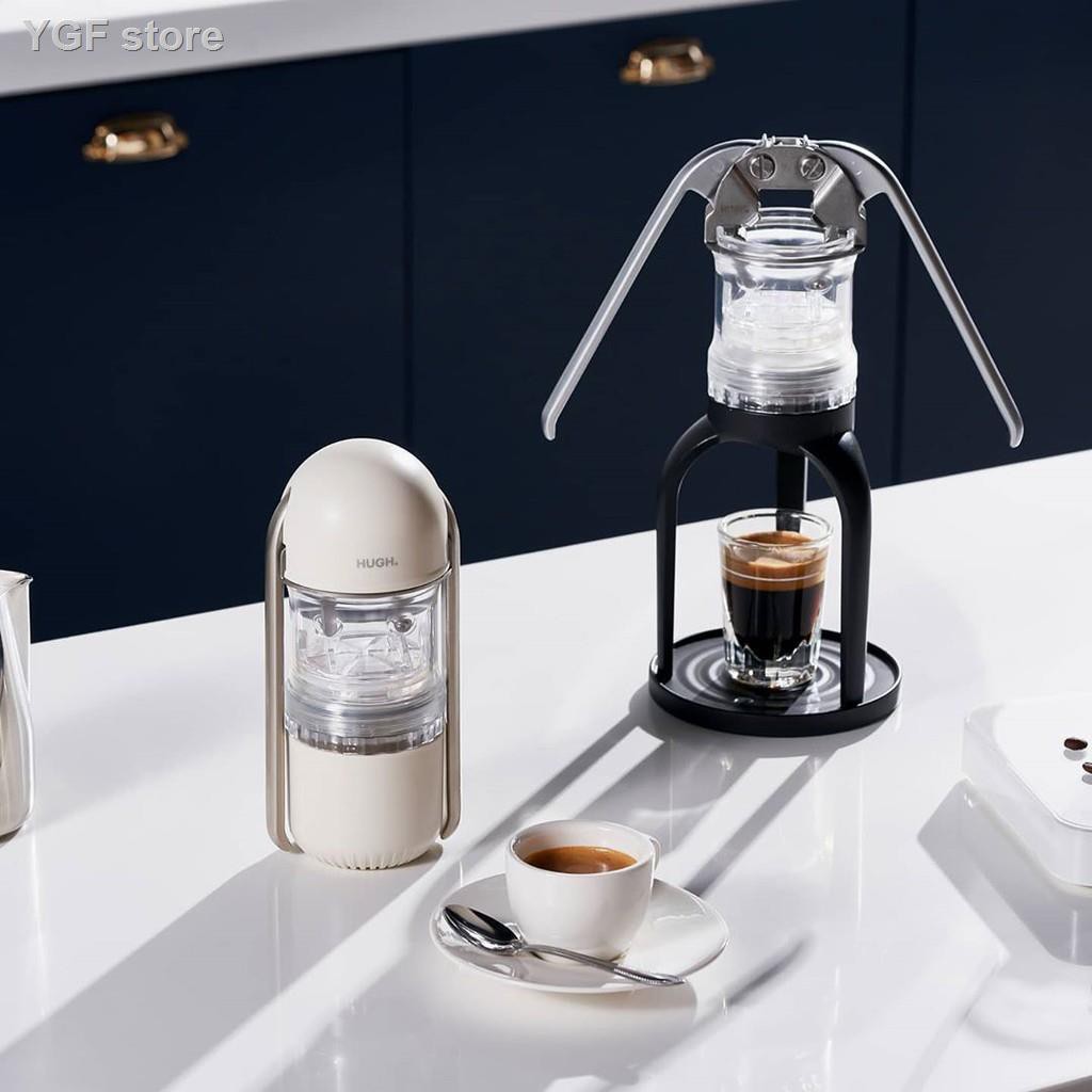 การเคลื่อนไหว50%☈❀❁Hugh Leverpresso V3 เครื่องทำกาแฟเอสเพรสโซ่มือกด