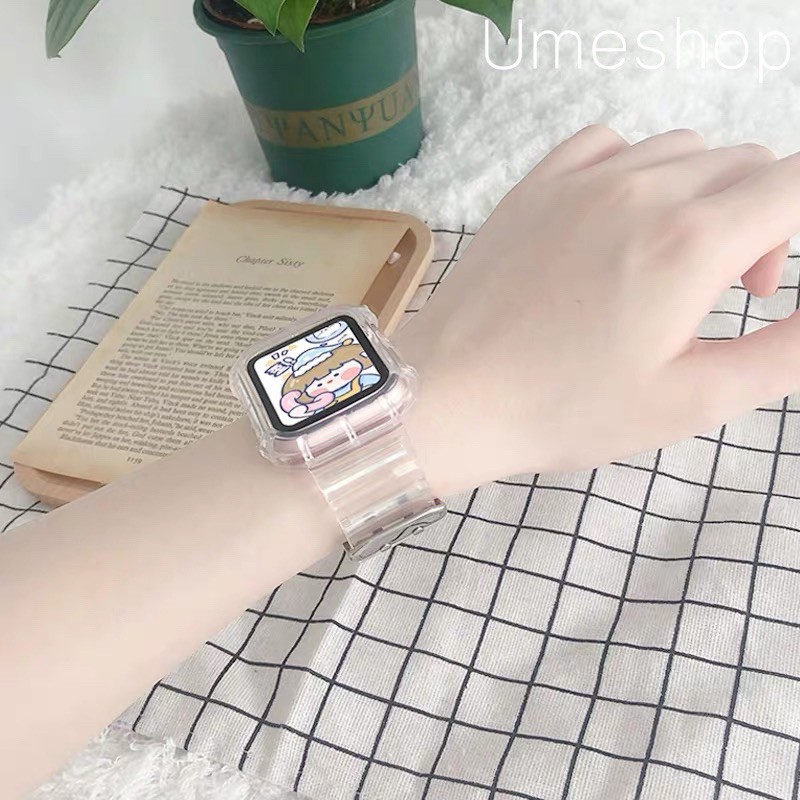 สายนาฬิกา สาย watch ใส่ได้ทั้ง 8 7 SE 6 5 4 3 2 1 ขนาด 42/45mm .38/40 & 42/44mm 2in 1 สายนาฬิกา  smart watch