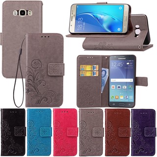 PU Leather Flip Wallet Case with Card Slot and Kickstand for Samsung Galaxy J7 Prime  2016   J710 M40/A60