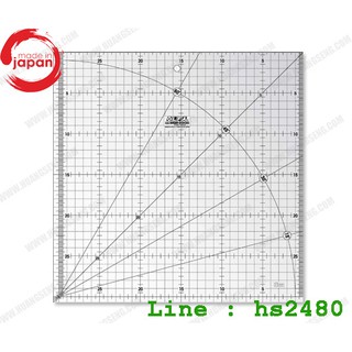 ไม้บรรทัดงานควิล์ท ขนาด 30cm x 30cm