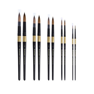 พู่กันสีน้ำ ขนโคลินสกี้ Kolinsky Watercolour Brush รุ่น Legendary Black Series