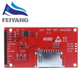 โมดูลหน้าจอสี LCD 1.8 2.4 2.8 นิ้ว TFT พร้อมไดร์ฟ IC อินเตอร์เฟซ SPI 128*128 240*320 สําหรับ Arduino