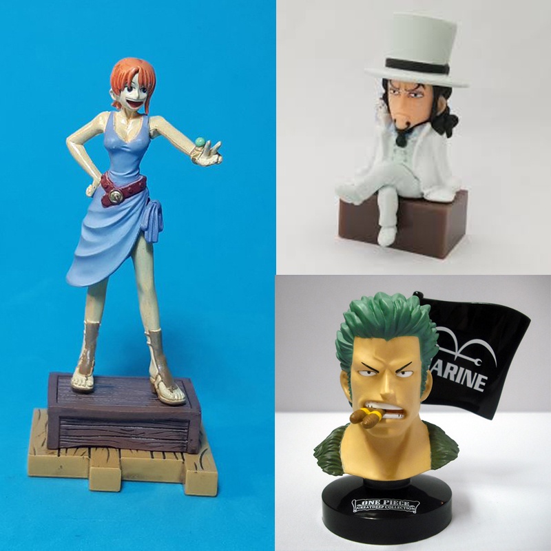 ONE PIECE : Nami - Soul Of Hyper Figuration / Rob Lucci - Ichiban Kuji / Smoker - Great Deep Collection 2