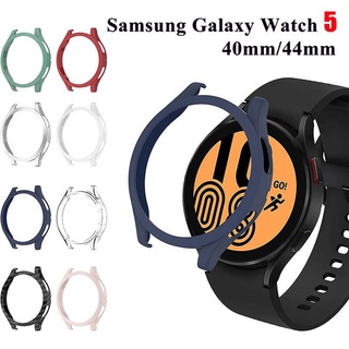 เคสนาฬิกาข้อมือ PC กันรอยหน้าจอ สําหรับ Samsung Galaxy Watch 5 40 มม. 44 มม. Galaxy Watch5 40 มม. 44 มม.