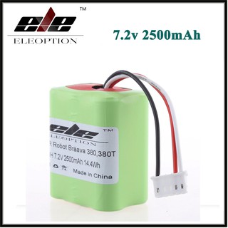 แบตเตอรี่สำหรับ iRobot Braava 380 380T 320 321 Battery 2500mAh 7.2v Ni-Mh หุ่นยนต์ดูดฝุ่น irobot