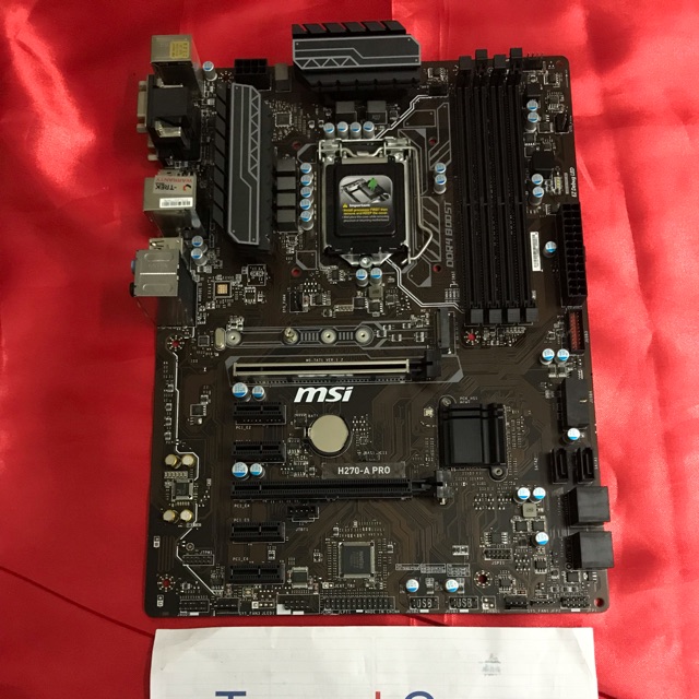 Mb msi h270 a pro ใช้งานปกติ
