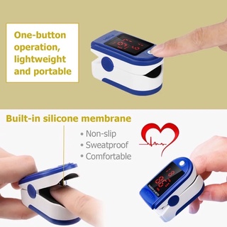 K87 เครื่องวัดชีพจรนิ้วมือ ของแท้ แถมสายคล้อง Finger Pulse Oximete