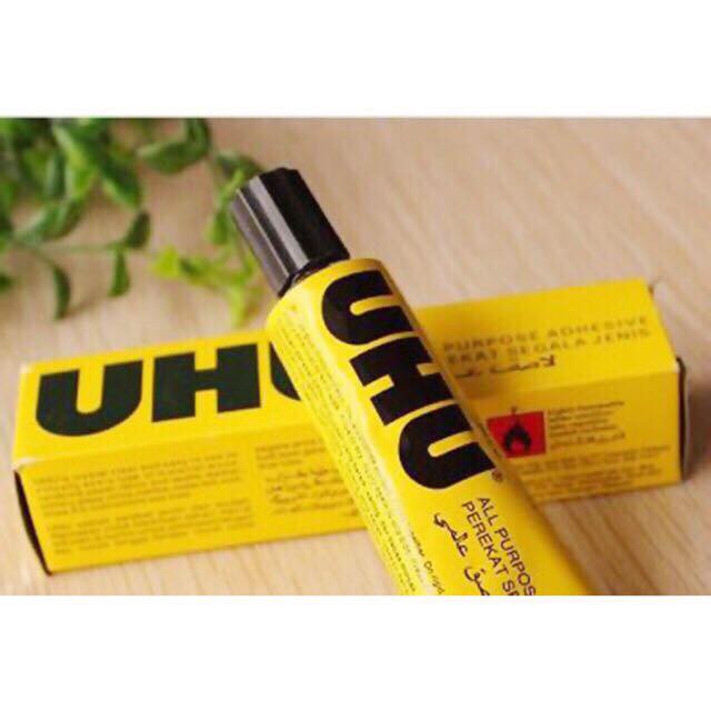 UHU Glue Glue Glue กาวสําหรับผ้า ไม้ กระดาษ...35ml