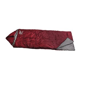 Sportland ถุงนอน SPL SleepingBag 4in1 DuozipPoly190T  Size 75x230 cm 200g Color MAROON