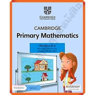 Cambridge Primary Mathematics Workbook 6 with Digital Access (1 Year) /9781108746335 #อจท #EP