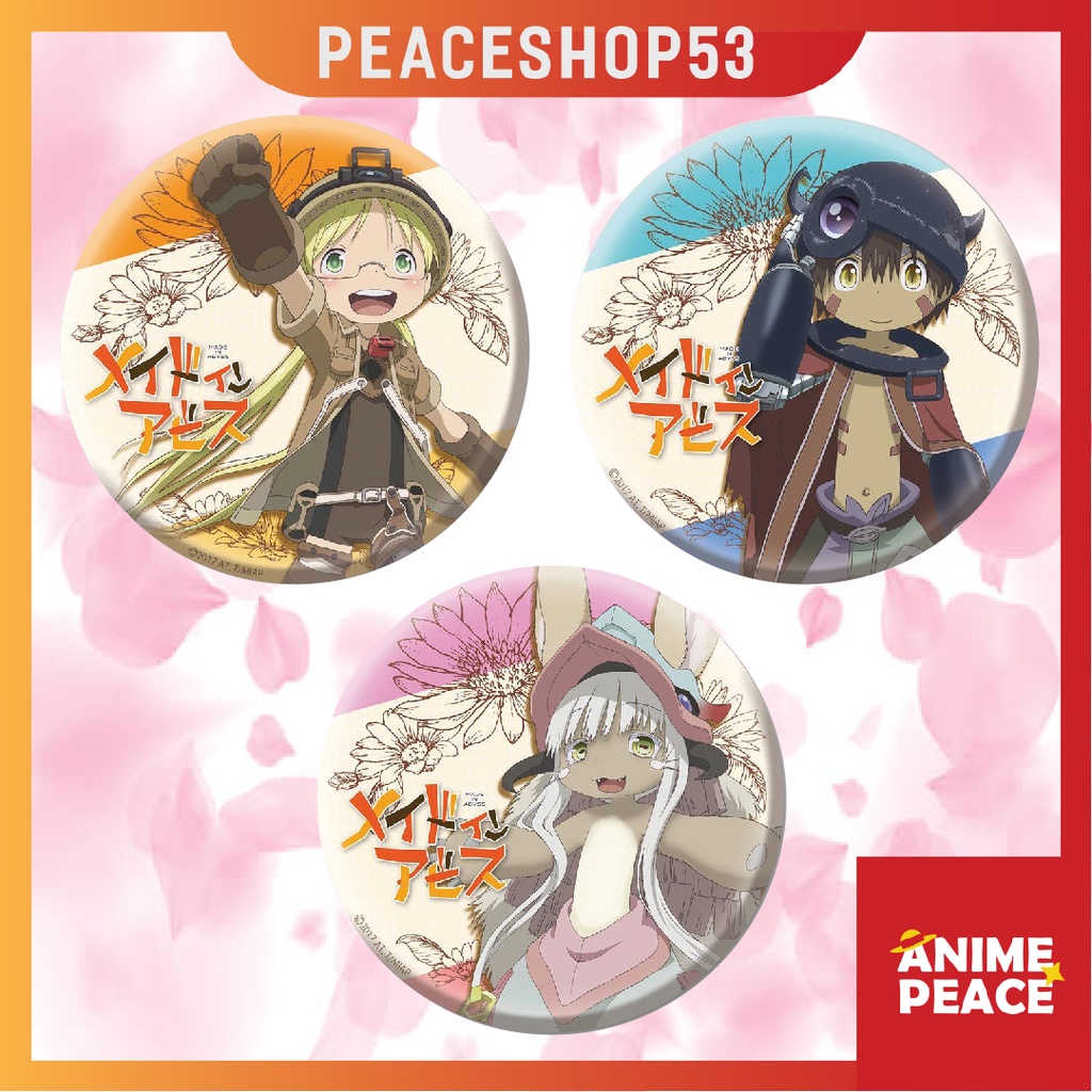Made In Abyss Riko Reg Nanachi Glitter Badge อะนิเมะ Made In Abyss Ver 1 HH47