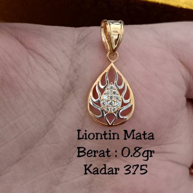 MATA Eye Motif Gold Pendant น้ําหนัก 0.8gr เรท 375