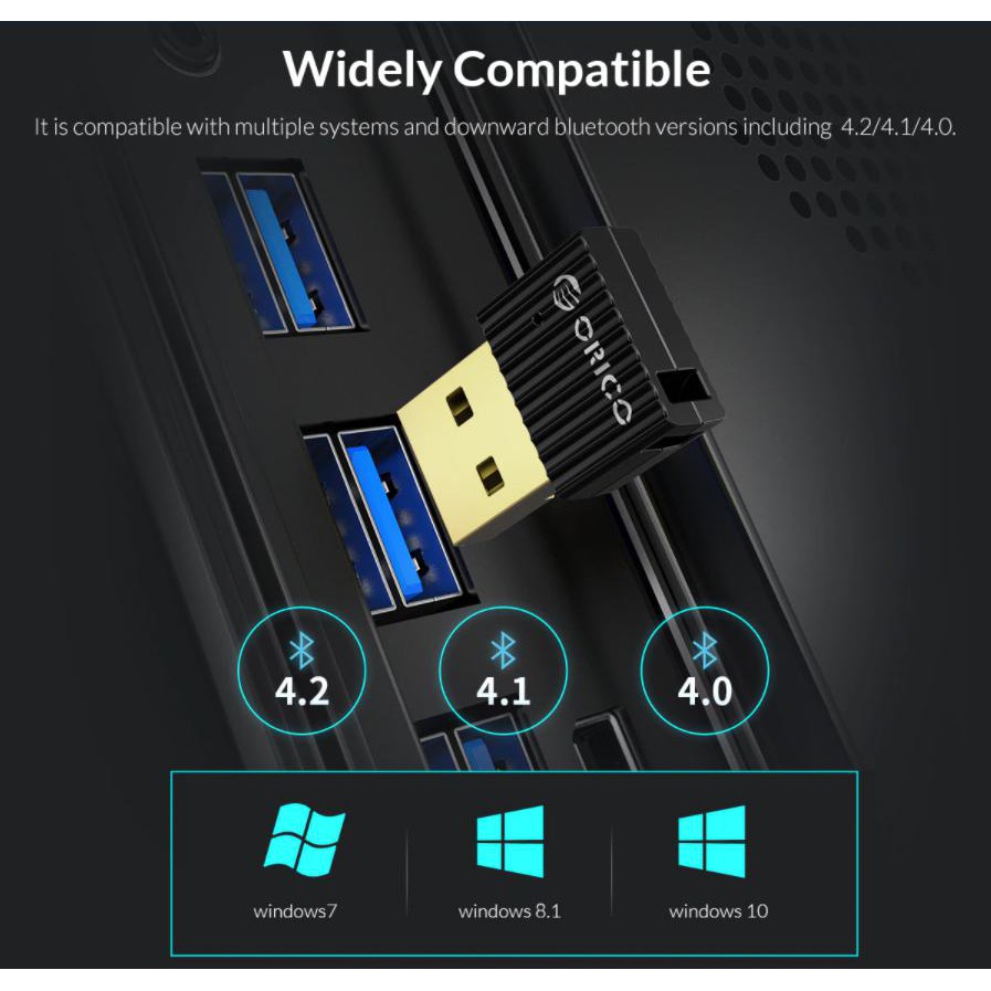 ORICO Bluetooth 5.0 Dongle - ตัวรับสัญญาณจอย Ps5,Ps4,Xbox Series X,Xbox One, อุปกรณ์ไอที