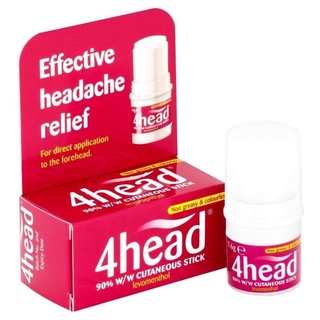 ✈️PRE-ORDER✈️ บาล์มบรรเทาอาการปวดศีรษะ 4head Headache &amp; Migrain Relief Stick