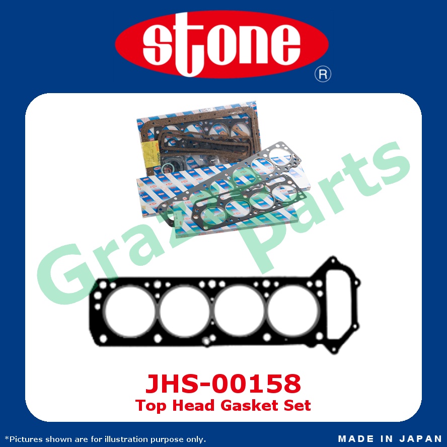 หิน 100% ชุดปะเก็นหัวด้านบน JHS-00158 สําหรับ Nissan Silvia S110 1.8 Z18ET Turbo 1979 ~