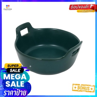 ชาม 2 หู PORCELAIN KECH 6.5 นิ้ว SOLID GREENPORCELAIN BOWL WITH 2 HANDLES KECH 6.5IN SOLID GREEN