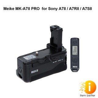 เเบตเตอรี่กริป Meike MK-A7II PRO Built-in 2.4GHZ Remote for Sony A7II / A7RII / A7SII รับประกัน 1 ปี