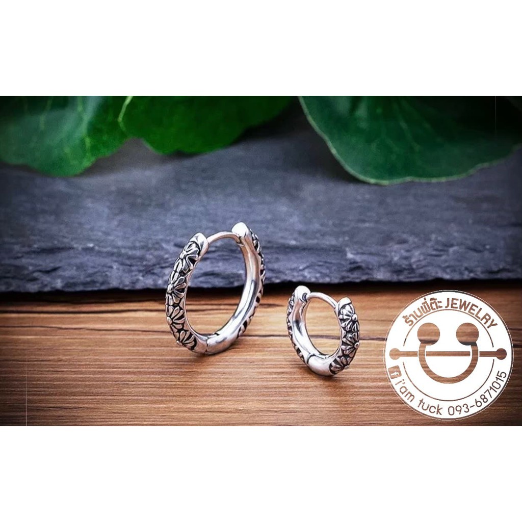 จิวห่วงChrome Hearts มีขนาดตั้งแต่ 8-16 mm งานผลิตจากวัสดุเงินแท้ ทนทานไม่ลอกไม่ดำไม่เขียว