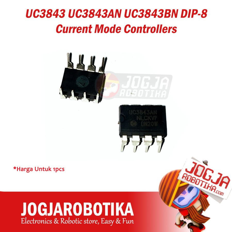 UC3843 UC3843AN UC3843BN UC 3843 AN DIP-8 โหมดปัจจุบันคอนโทรลเลอร์