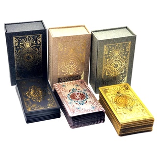 ยิปซีสีทอง เคลือบเงากันน้ำ สวยหรู ทาโรต์ ฟรอสเซอร์ คอลเลคชั่น Gypsy Frosser Tarot Rider Collection