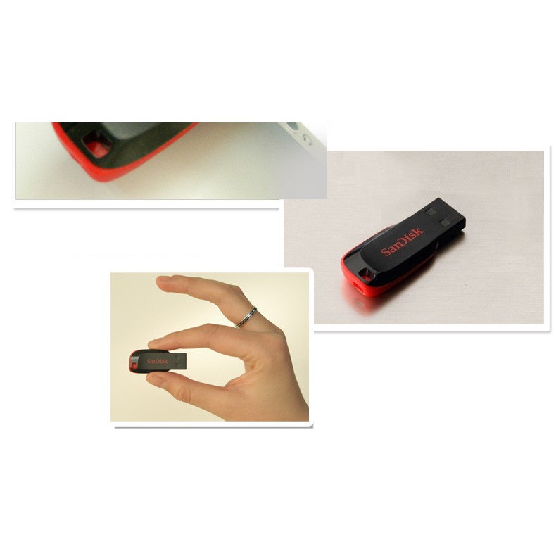  HOT⚡️แฟลชไดร์ฟ CRUZER BLADE USB แฟลชไดร์ฟ 4GB.16GB.32GB USB2.0 SDCZ50_032G_B35