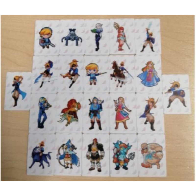 ZELDA Mini Amiibo card 22 ใบ